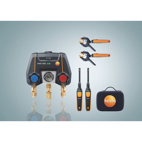 Testo 550i Smart Kit - App operated Manifold and thermohygrometers 0564 5550 01